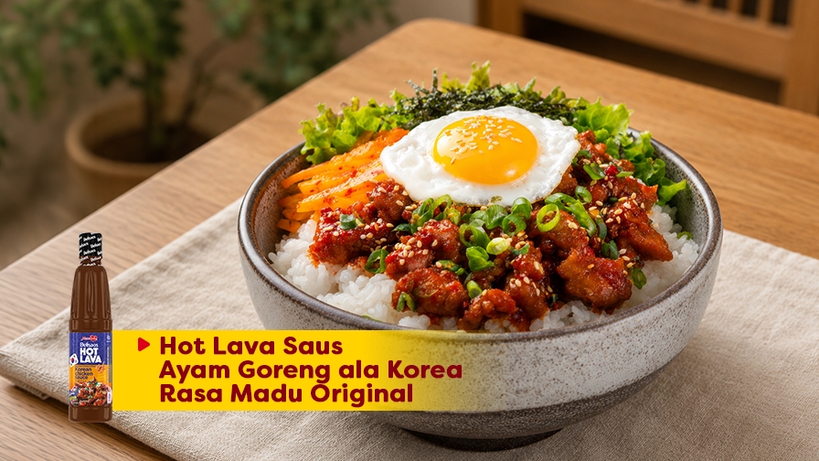 Resep Rice Bowl Ayam Saus Madu Korea untuk Bekal Suami